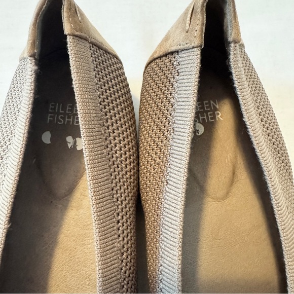 Eileen Fisher 9.5 Naomi Ballet Flats ~ Textile Fabric Comfort Casual Classic - Picture 7 of 8